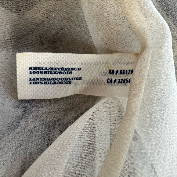 Anthropologie x Liefsdottir Floating Feathers Print Silk Dress, Blue/Cream, 0 - Picture 11 of 13